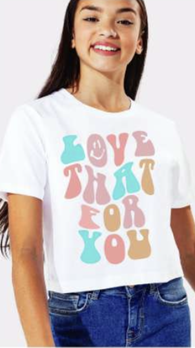 A las chicas les encanta eso para ti camiseta cuadrada