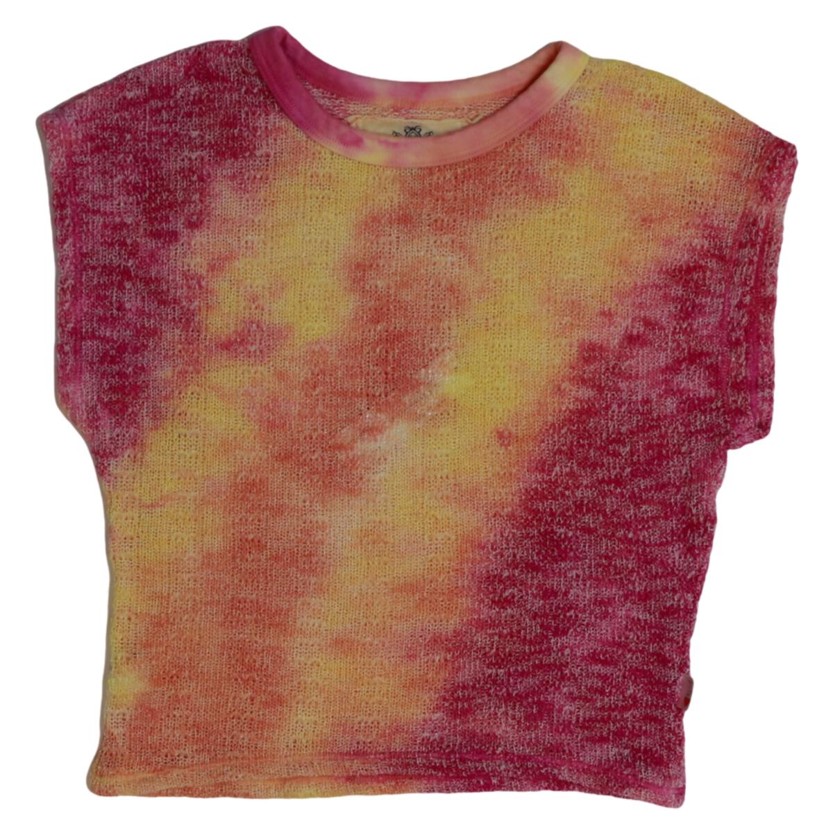Girls Tie Dye Crochet Top