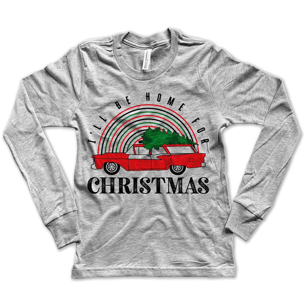 I'll Be Home for Christmas Long Sleeve T-Shirt - Boys / Girls