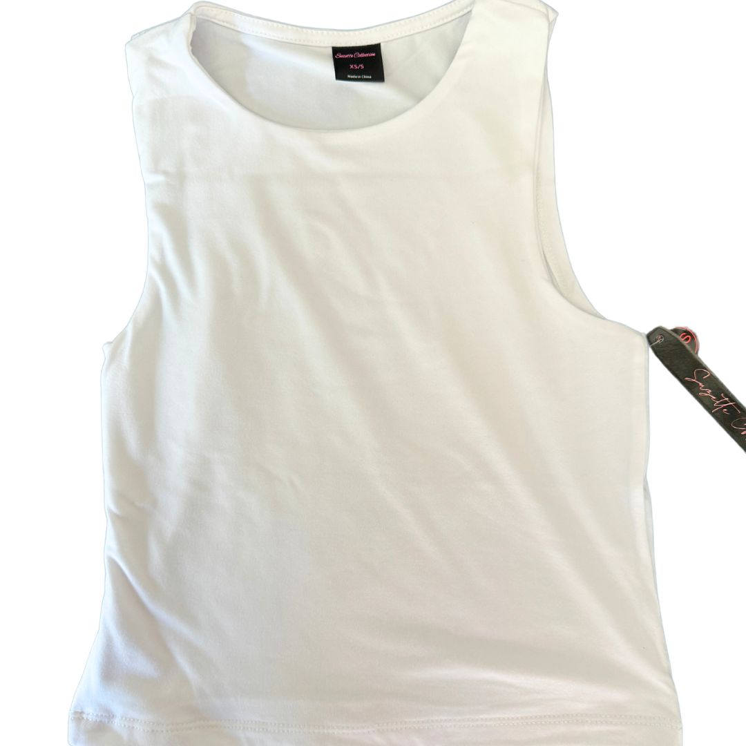 Camiseta sin mangas Yummy con doble forro para niñas