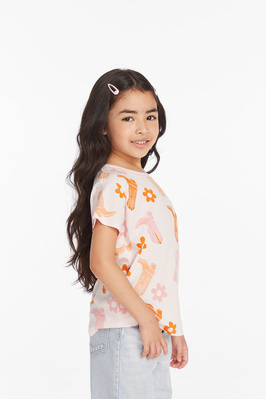 Girls Cowboy Boots Tee