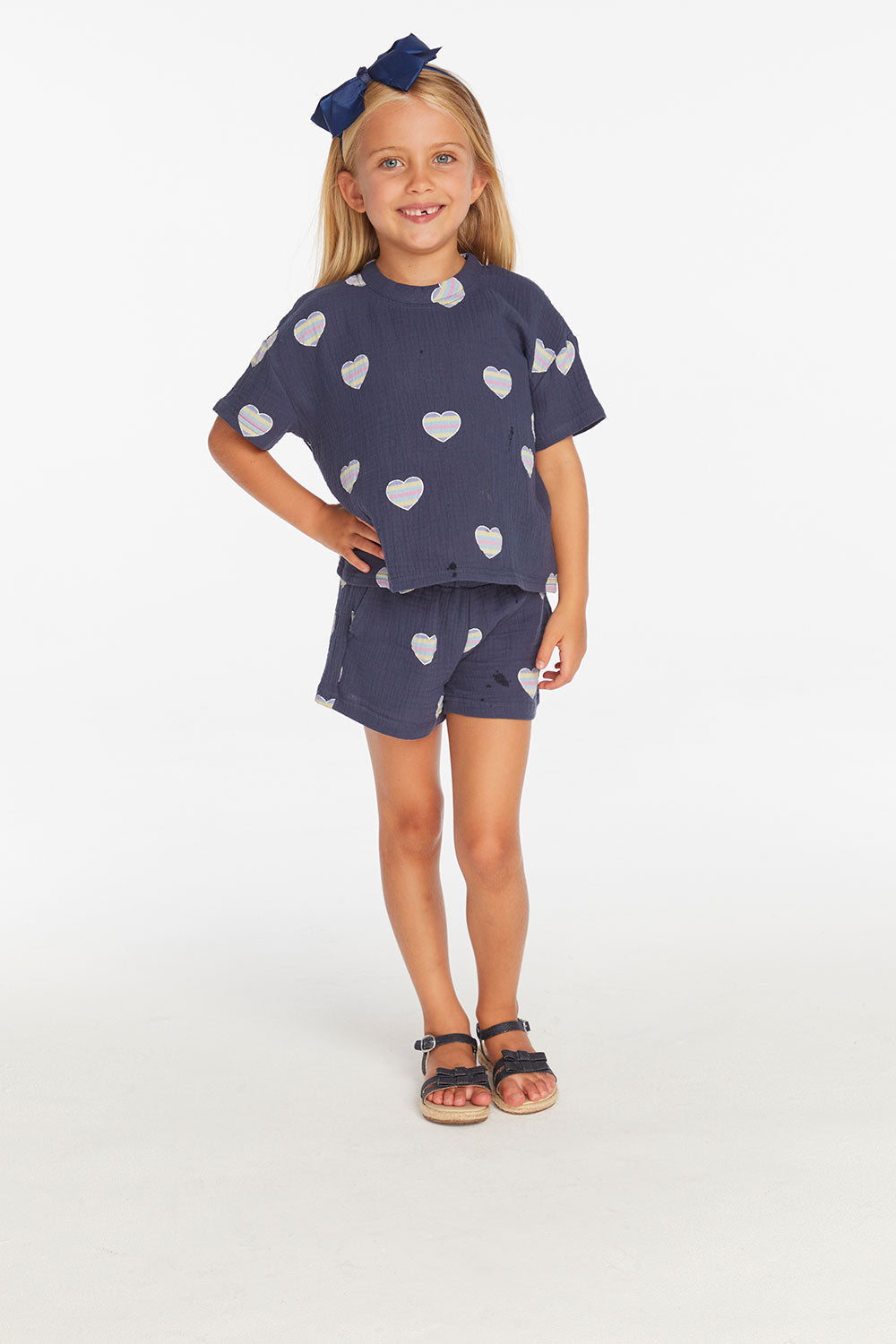 Camisa Playa Niña Azul