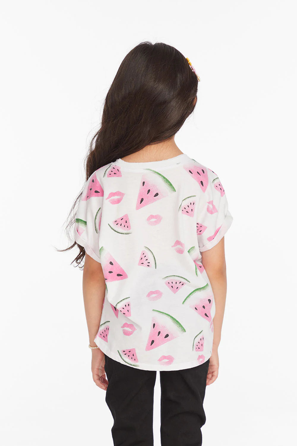 Camiseta con labios de sandía para niñas