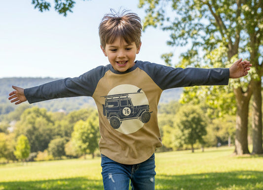 Boys California Dreamin' Raglan Tee - YellowBrickRoad
