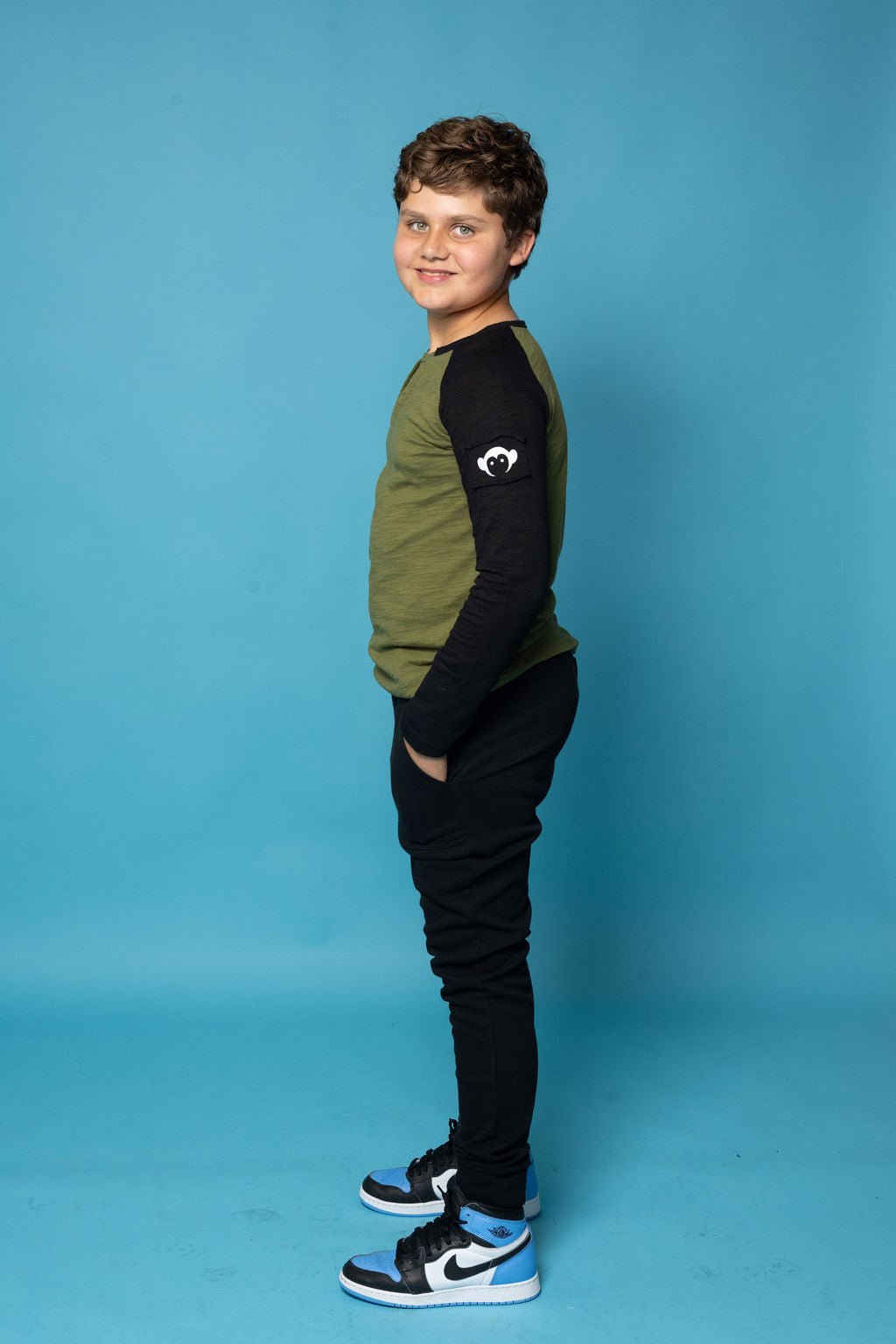 Boys Green & Black Baseball Tee - YellowBrickRoad