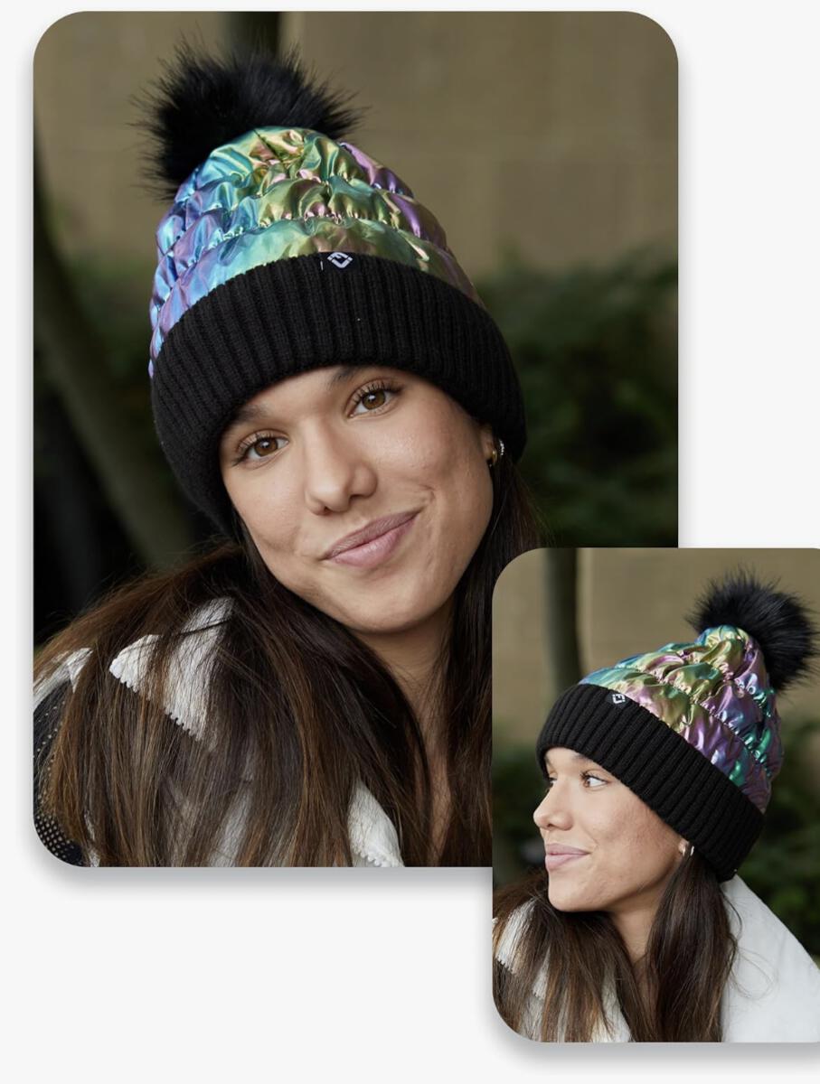 Faux Fur Puffer Beanie - YellowBrickRoad