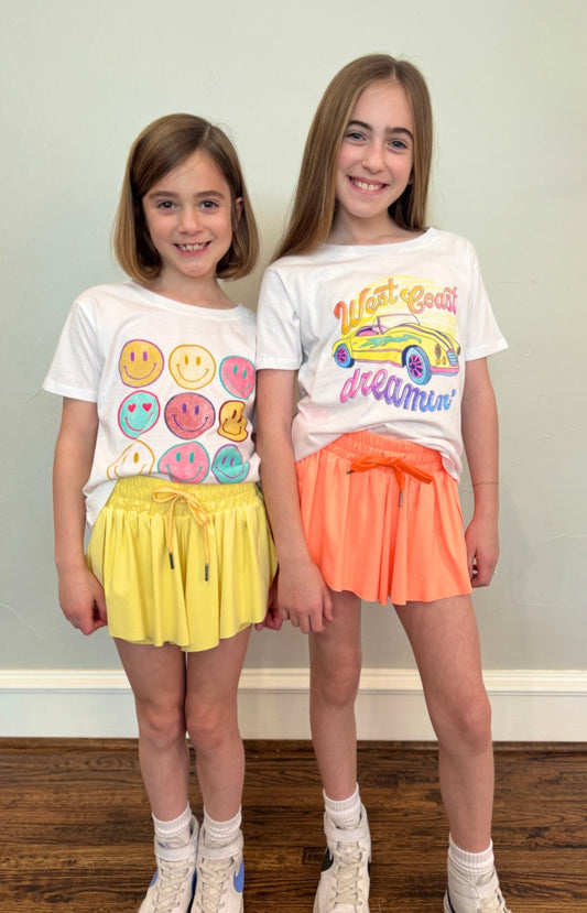 Girls Butterfly Shorts by Tractr - YellowBrickRoad
