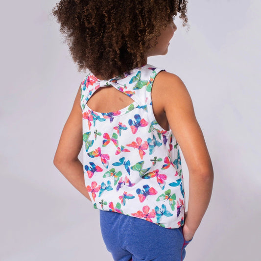 Girls Hazel Butterfly Tank 🦋 - YellowBrickRoad