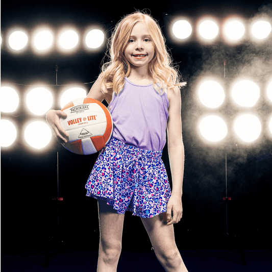 Girls Leopard Chic Printed Butterfly Shorts - YellowBrickRoad