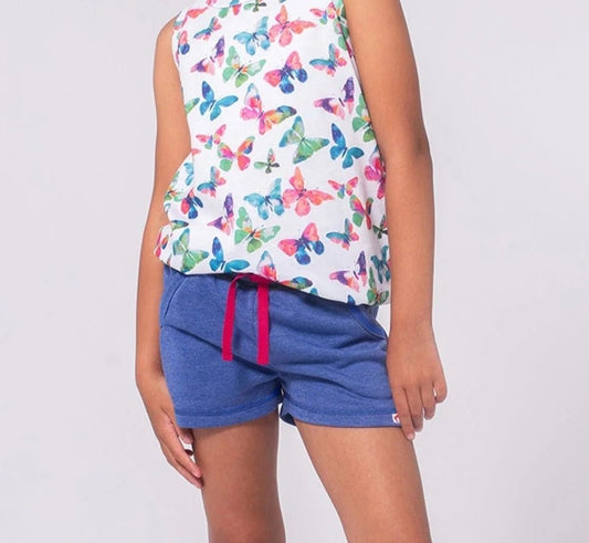 Girls Metallic Navy Shorts ✨ - YellowBrickRoad