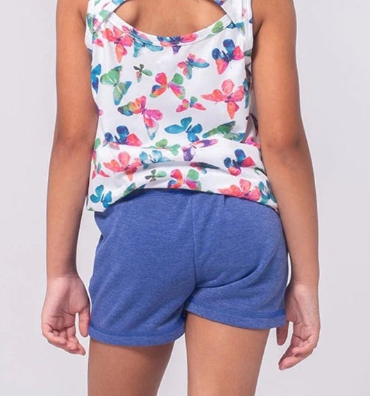 Girls Metallic Navy Shorts ✨ - YellowBrickRoad