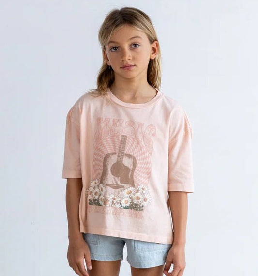 Girls Music is the Answer Super Tee 🎸🌼 - YellowBrickRoad