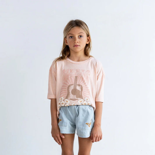 Girls Music is the Answer Super Tee 🎸🌼 - YellowBrickRoad