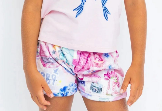 Girls Pop Princess Lounge Shorts 🎶💖 - YellowBrickRoad