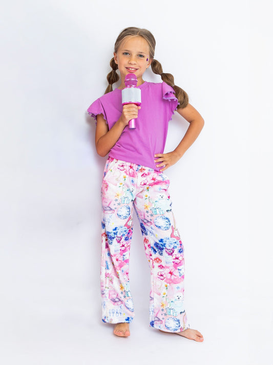 Girls Pop Princess Plush Lounge Pant - YellowBrickRoad