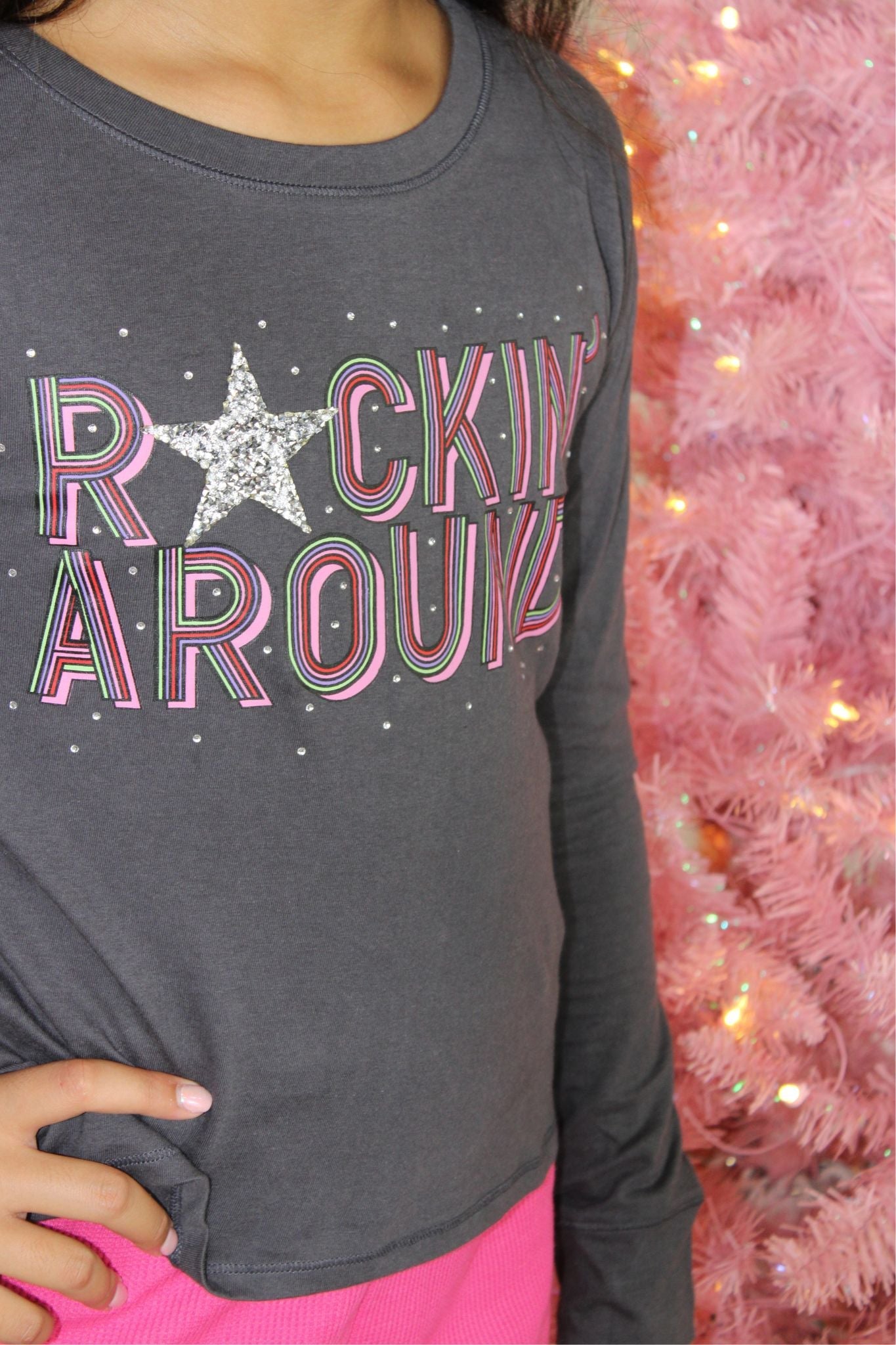 Girls 'Rockin Around Tshirt - YellowBrickRoad