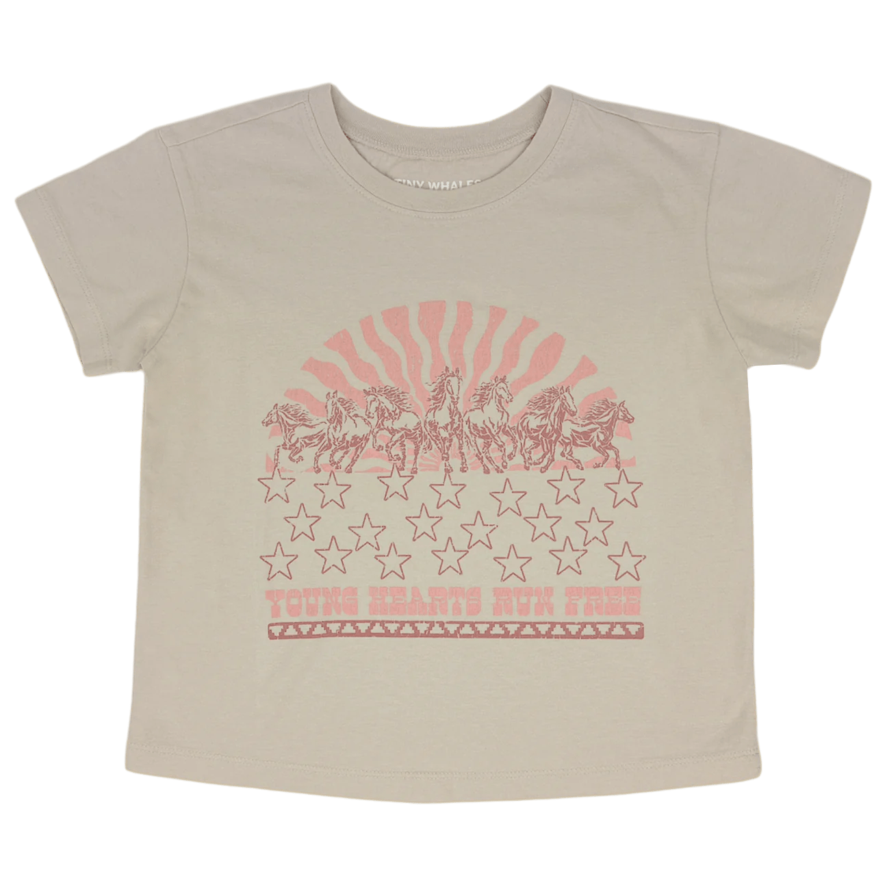 Girls Young Hearts Run Free Boxy Tee ๐ ๐ด - YellowBrickRoad
