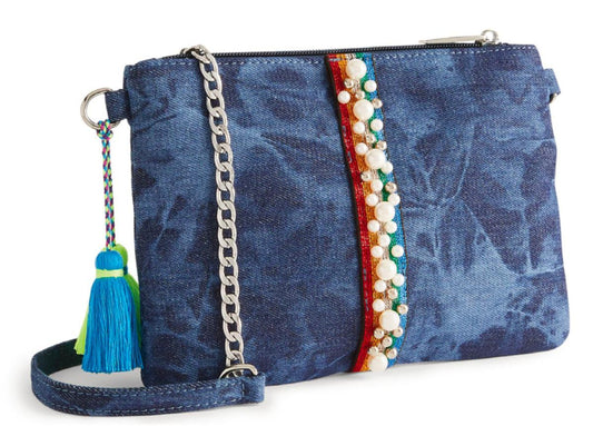 Denim Crossbody Bag