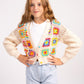 Girls Crochet Patchwork Cardigan