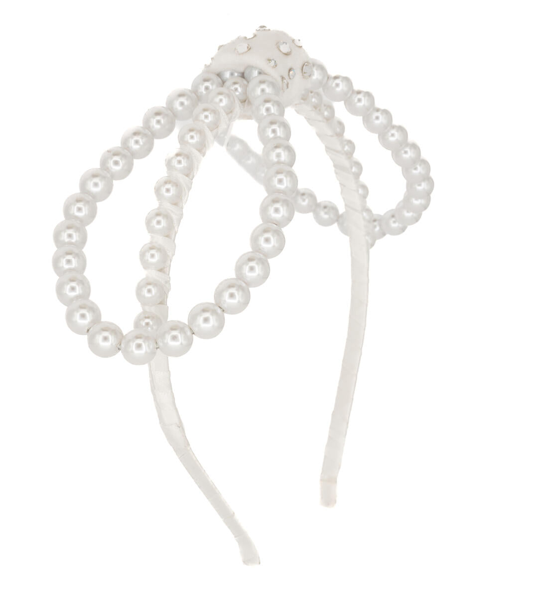 Pearl Bow Loop Headband