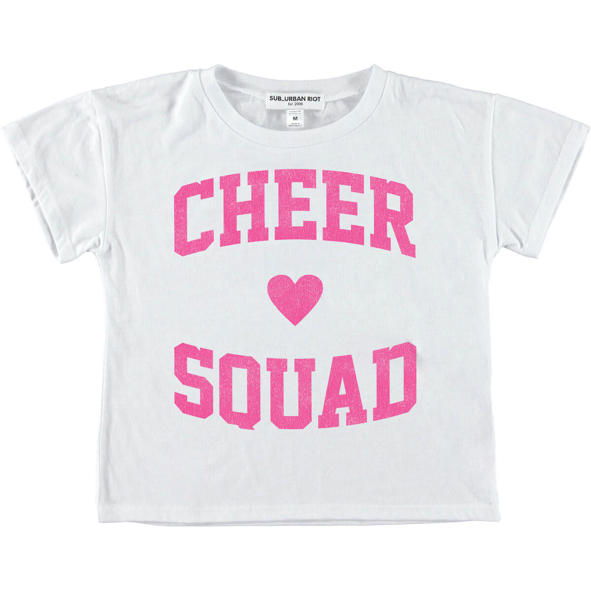 Camiseta cuadrada Cheer Squad para niñas