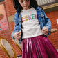 Girls Jeweled WEEKEND Shirt