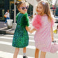 Girls Sequin & Feather Party Dress