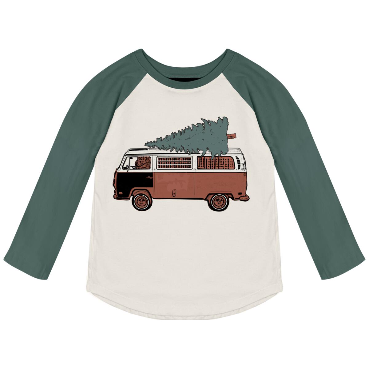 Unisex Christmas Mobile Long Sleeve Tee