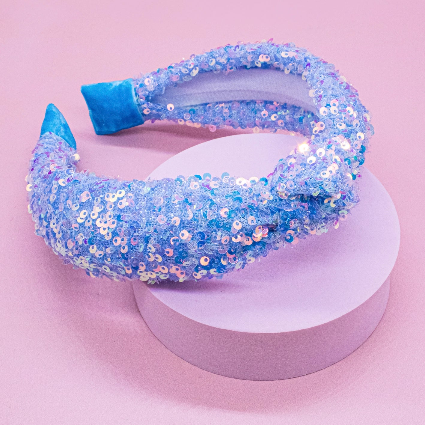 Girls Sequin Knotted Headband