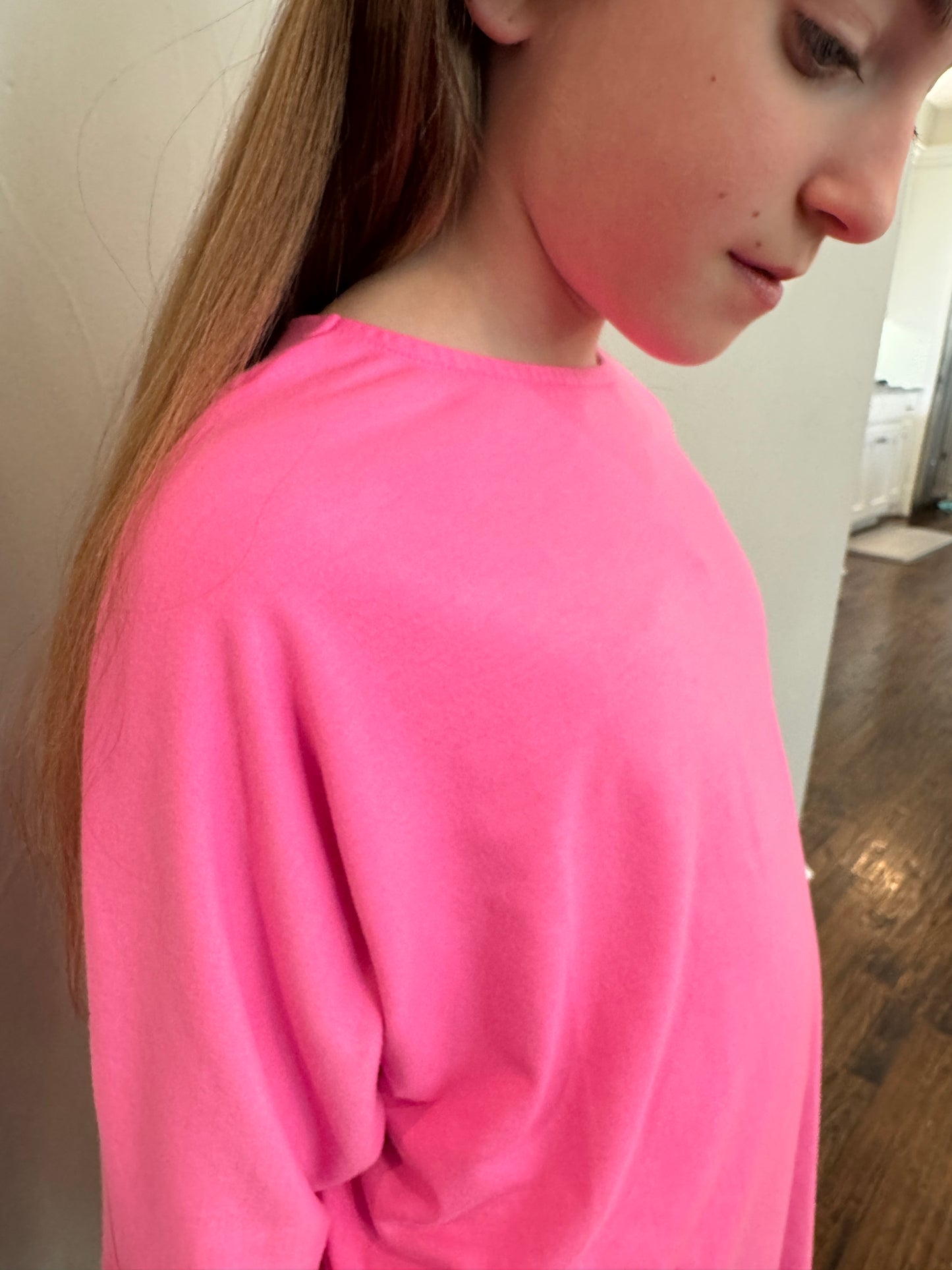 Girls Open-Back Long Sleeve Tee 💕