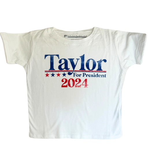 Girls Taylor for President Tee