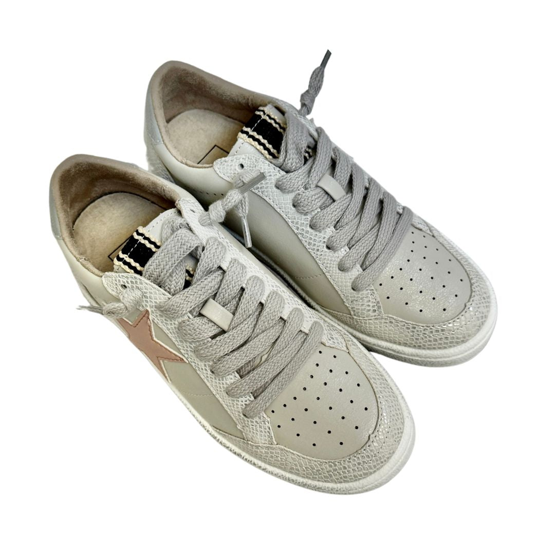 Girls Paz Sneakers in Silver Snake