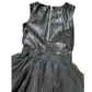 Girls Black Cascade Party Dress