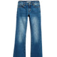 Girls Mid Rise Flare Jeans
