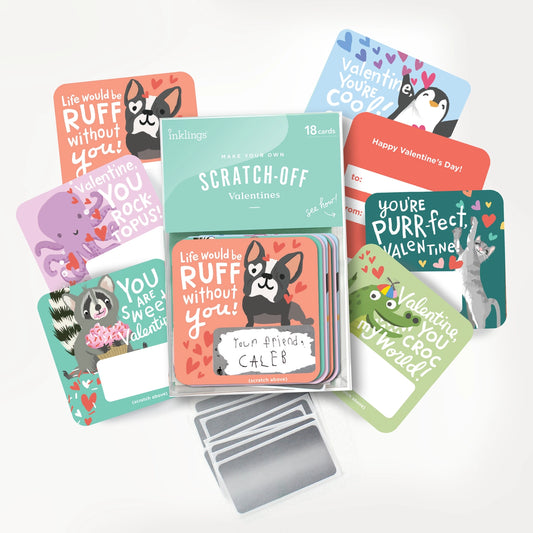 Scratch Off Valentines-Animal Puns!