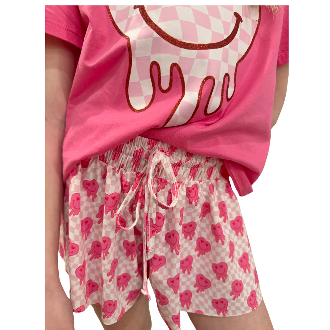 Girls Printed Butterfly Shorts