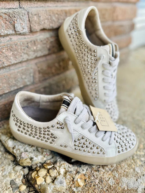 Girls Studded Sneakers