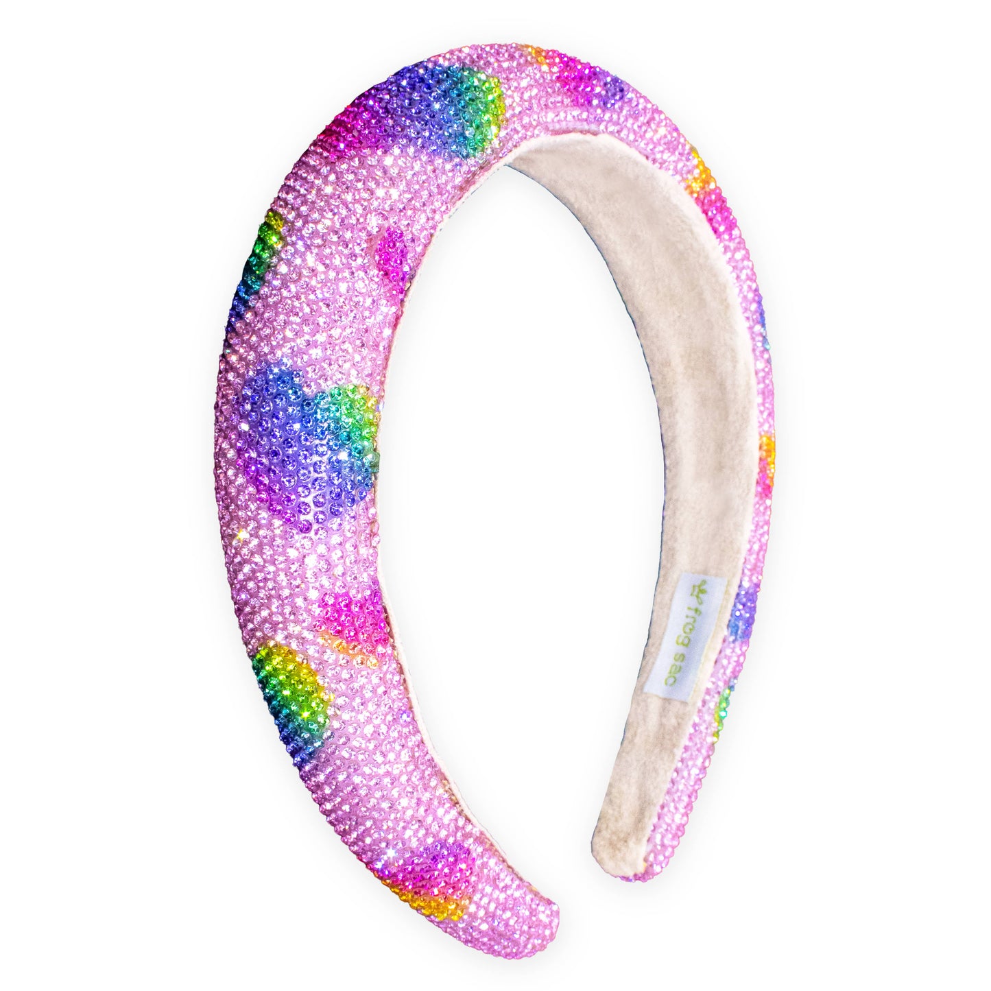 Girls Heart Sequin Padded Headband