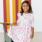 Girls School Days Ruffle Twirl Dress