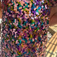 Girl's Rainbow Sequin Dress