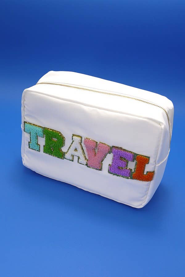 CLASSIC LARGE TRAVEL COSMETIC MAKEUP POUCH | 40P506