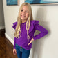 Girls Flutter Sleeve Sweater