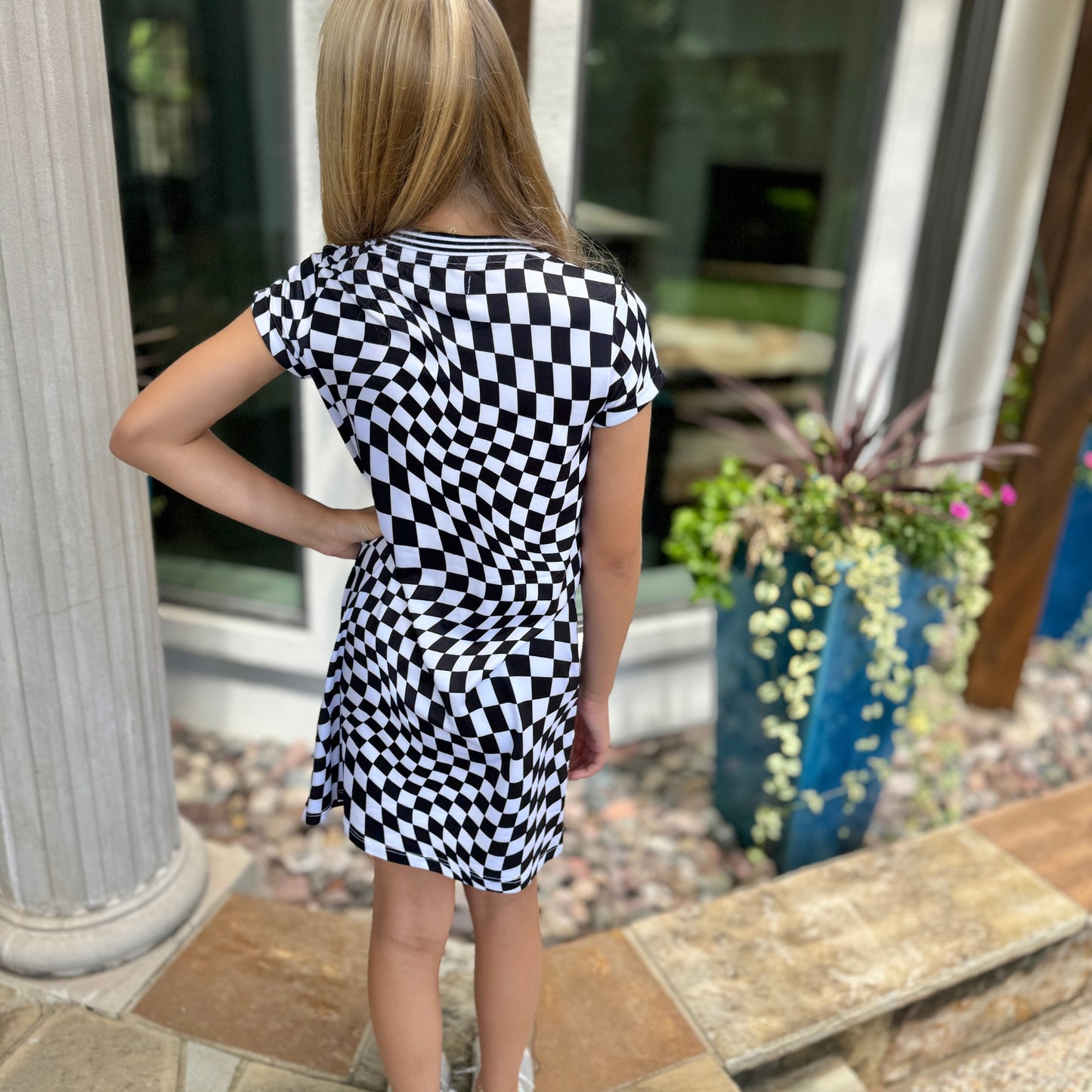 Girl's Groovy Heart Dress