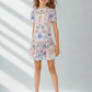 Girls Joanna Embroidered Mini Dress