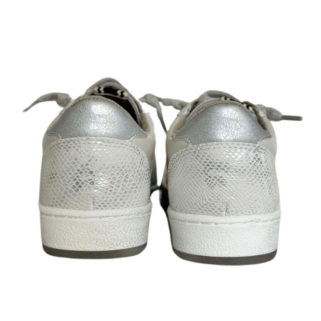 Girls Paz Sneakers in Silver Snake