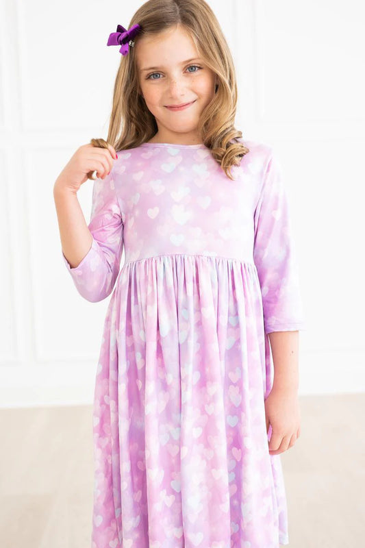 Vestido giratorio Love Story para niñas