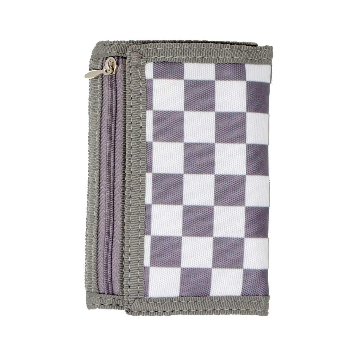 Checkered Velcro Wallet