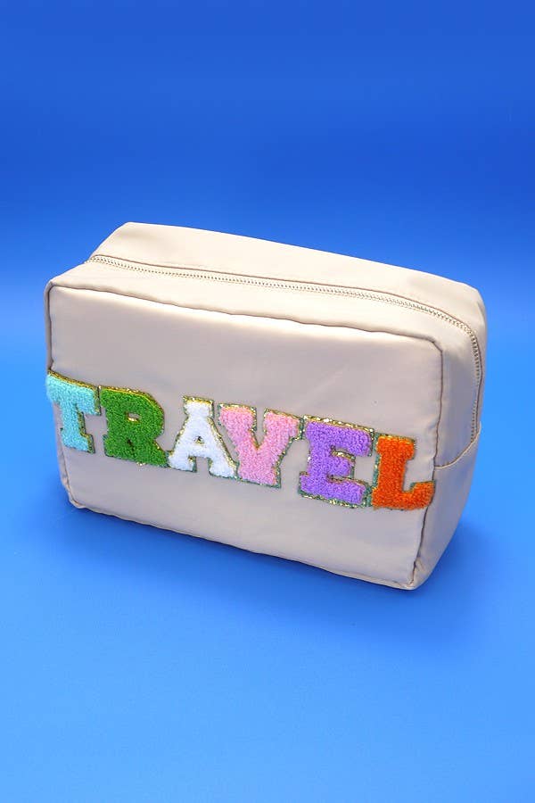 CLASSIC LARGE TRAVEL COSMETIC MAKEUP POUCH | 40P506