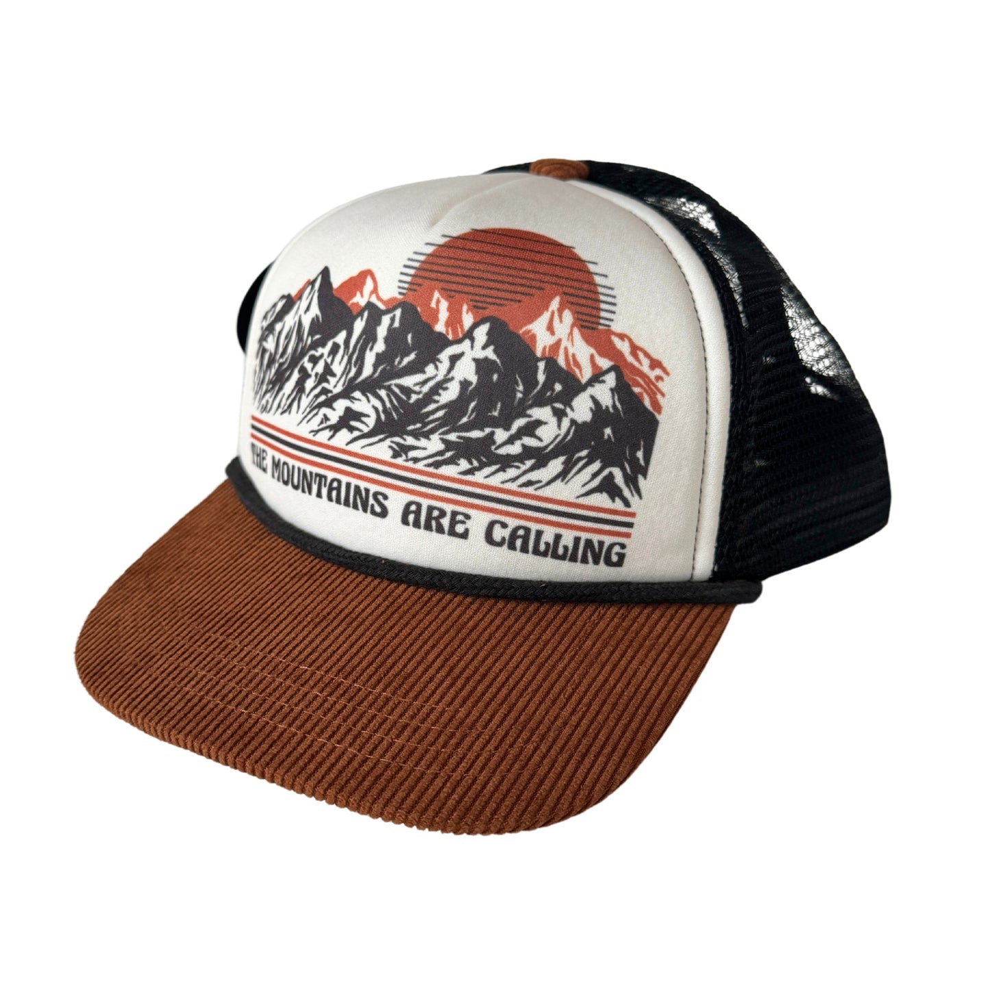 Mountains Calling Trucker Hat