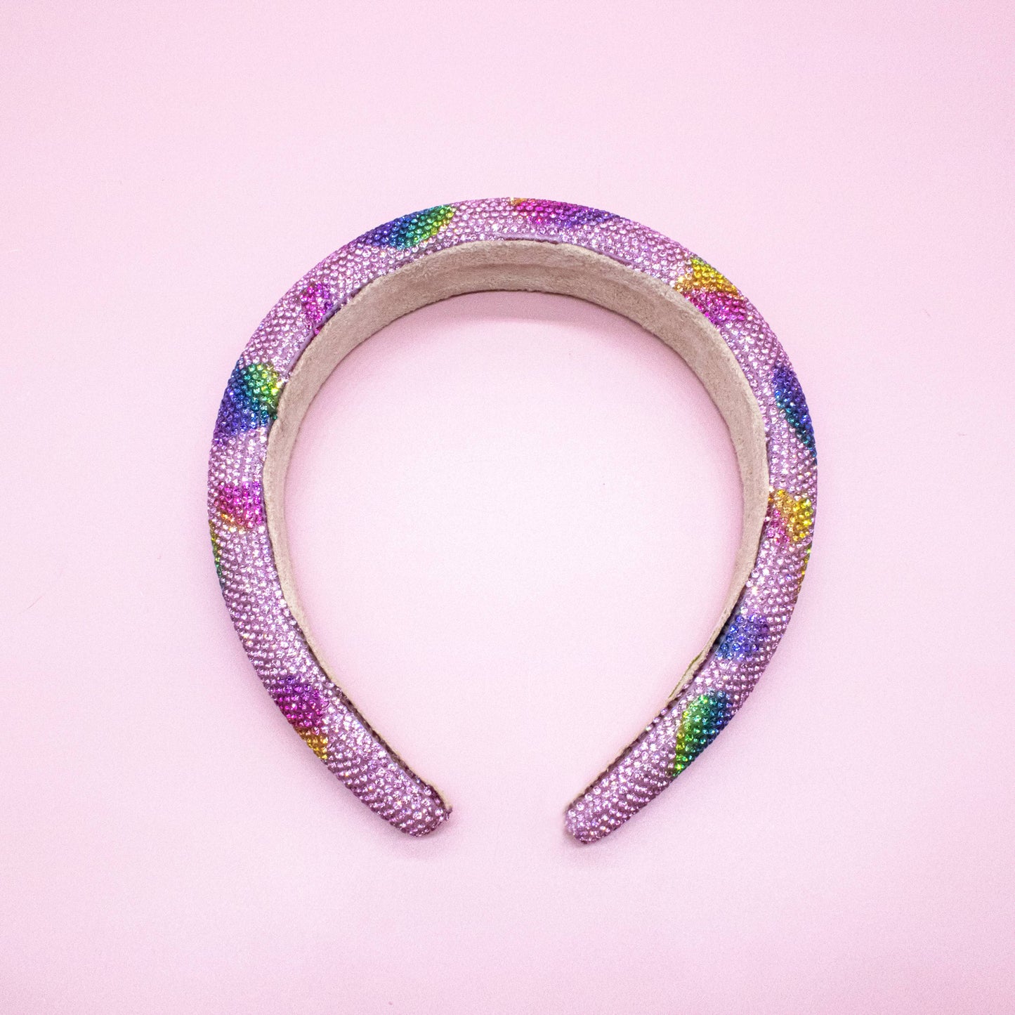 Girls Heart Sequin Padded Headband